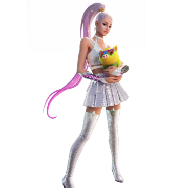 Fortnite Ariana Grande Skin of Cosmetic PNG Image
