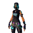 Fortnite Black Cosmetic Style for Tilted Teknique Skin