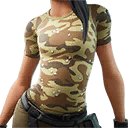 Fortnite Brown Camo (full) Cosmetic Style for Gear Specialist Maya Skin