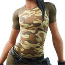 Fortnite Brown Camo Cosmetic Style for Gear Specialist Maya Skin