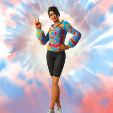 Fortnite Color Crush Skin of Cosmetic PNG Image