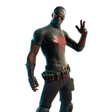 Fortnite Crimson Elite Skin of Cosmetic PNG Image
