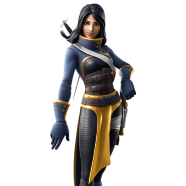 Fortnite Daring Duelist Skin of Cosmetic PNG Image