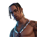 Fortnite Default Cosmetic Style for Travis Scott Skin