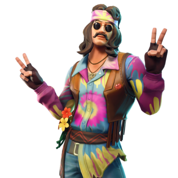 Fortnite Far Out Man Skin of Cosmetic PNG Image