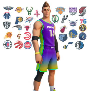 Fortnite Fast Break Skin of Cosmetic PNG Image