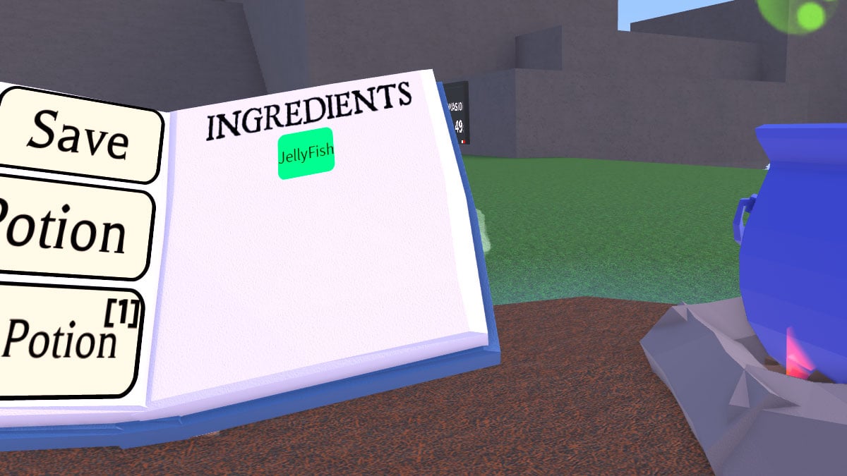 How to make Jellyfish potion (161) in Wacky Wizards Try Hard Guides