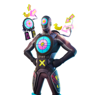 Fortnite Hit Man Skin of Cosmetic PNG Image