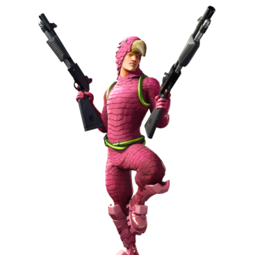 Fortnite King Flamingo Skin of Cosmetic PNG Image