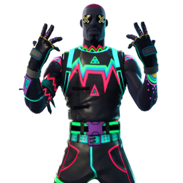 Fortnite Liteshow Skin of Cosmetic PNG Image