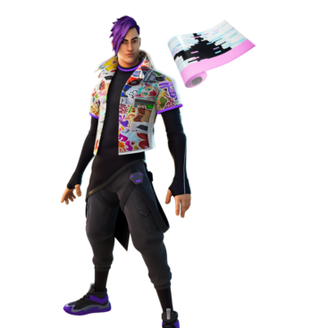 Fortnite Lt. Look Skin of Cosmetic PNG Image
