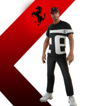 Fortnite Maranello Racer Skin of Cosmetic PNG Image