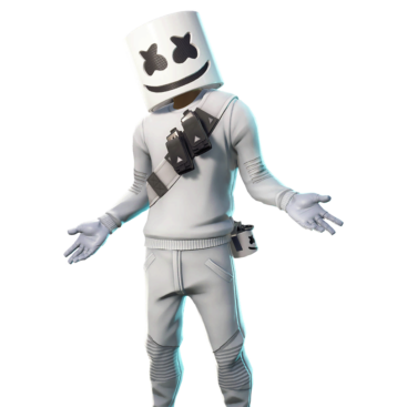 Fortnite Marshmello Skin of Cosmetic PNG Image
