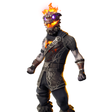 Fortnite Molten Battle Hound Skin of Cosmetic PNG Image