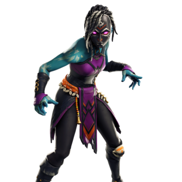 Fortnite Nightwitch Skin of Cosmetic PNG Image