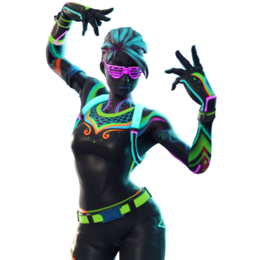 Fortnite Nitelite Skin of Cosmetic PNG Image