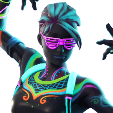 Fortnite Nitelite Skin of Cosmetic Icon Image