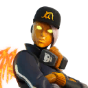 Fortnite Orange Cosmetic Style for Mystify Skin