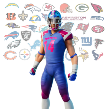 Fortnite Pass Rush Ranger Skin of Cosmetic PNG Image