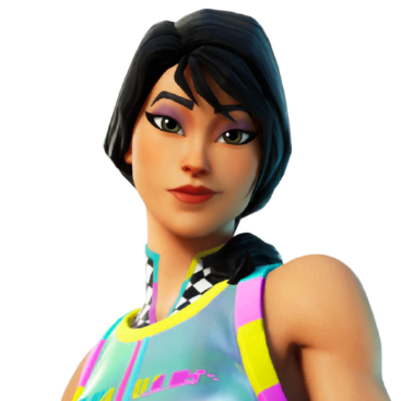 Fortnite Rainbow Racer Skin of Cosmetic Icon Image