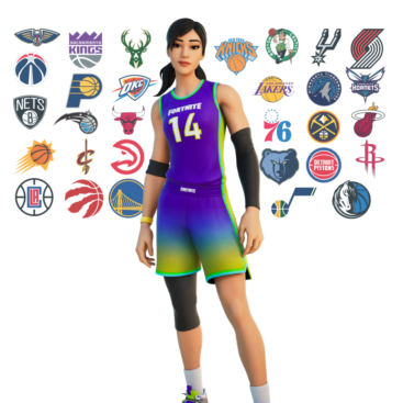 Fortnite Rebound Raider Skin of Cosmetic PNG Image