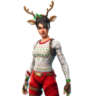 Fortnite Red-nosed Raider Skin of Cosmetic PNG Image