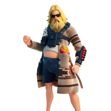 Fortnite Relaxed Fit Jonesy Skin of Cosmetic PNG Image