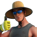 Fortnite Relaxedbeam (hat) Cosmetic Style for Lazarbeam Skin