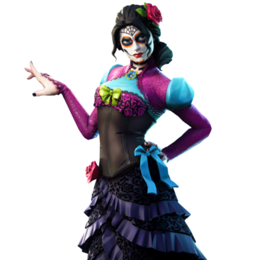 Fortnite Rosa Skin of Cosmetic PNG Image