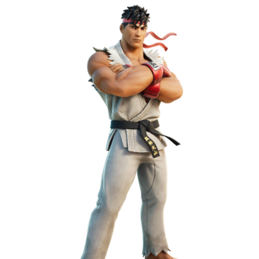 Fortnite Ryu Skin of Cosmetic PNG Image