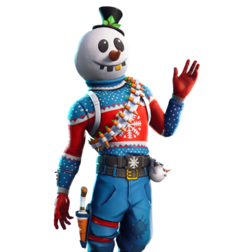 Fortnite Slushy Soldier Skin of Cosmetic PNG Image