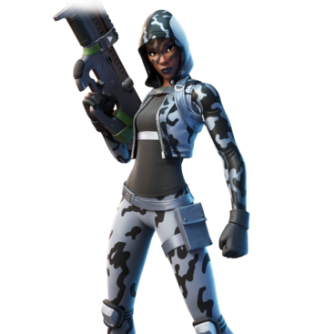 Fortnite Snow Sniper Skin of Cosmetic PNG Image