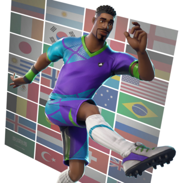 Fortnite Super Striker Skin of Cosmetic PNG Image