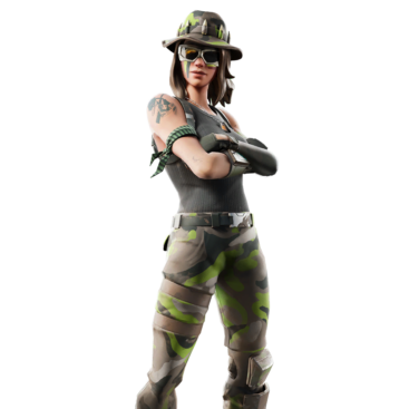 Fortnite Swamp Stalker Skin of Cosmetic PNG Image