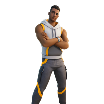 Fortnite Synth Striker Skin of Cosmetic PNG Image