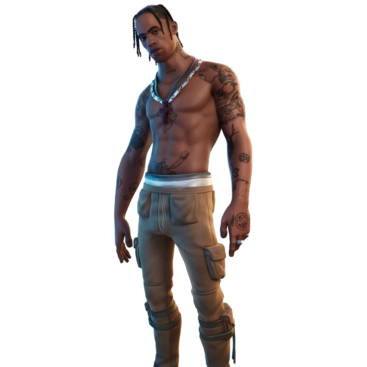 Fortnite Travis Scott Skin of Cosmetic PNG Image