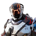 Fortnite White Cosmetic Style for The Scientist Skin