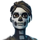 Fortnite White Cosmetic Style for Skull Ranger Skin