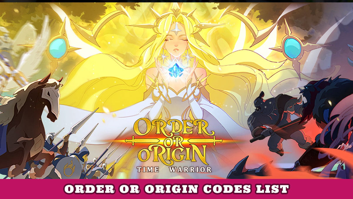 Order or Origin Codes - Try Hard Guides