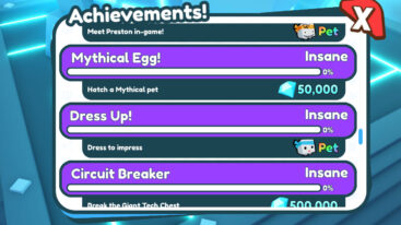 Featured Pet Sim X Dress Up Achievement