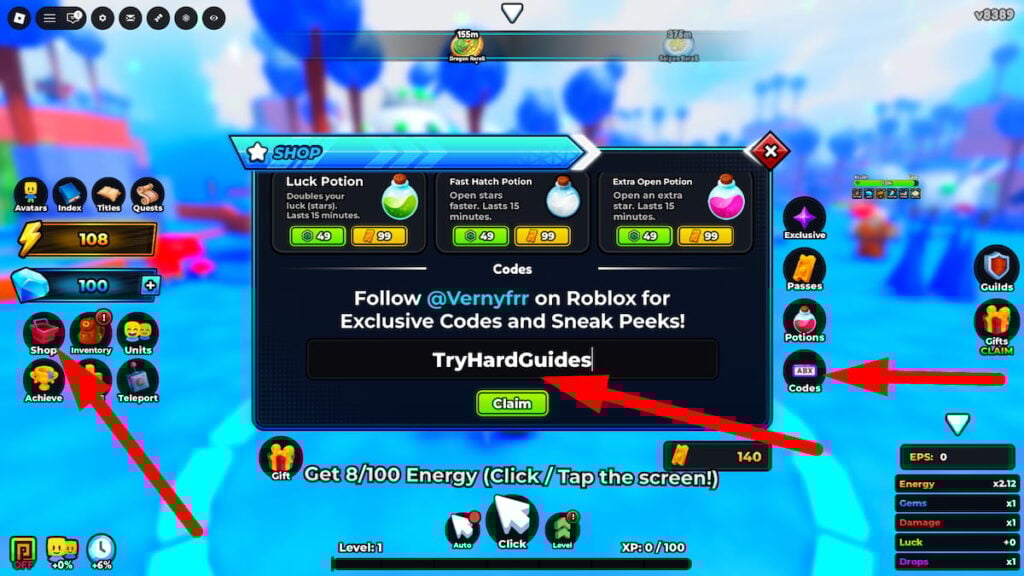 How To Redeem Codes In Anime Destroyers Roblox