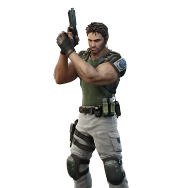 Fortnite Chris Redfield Skin of Cosmetic PNG Image