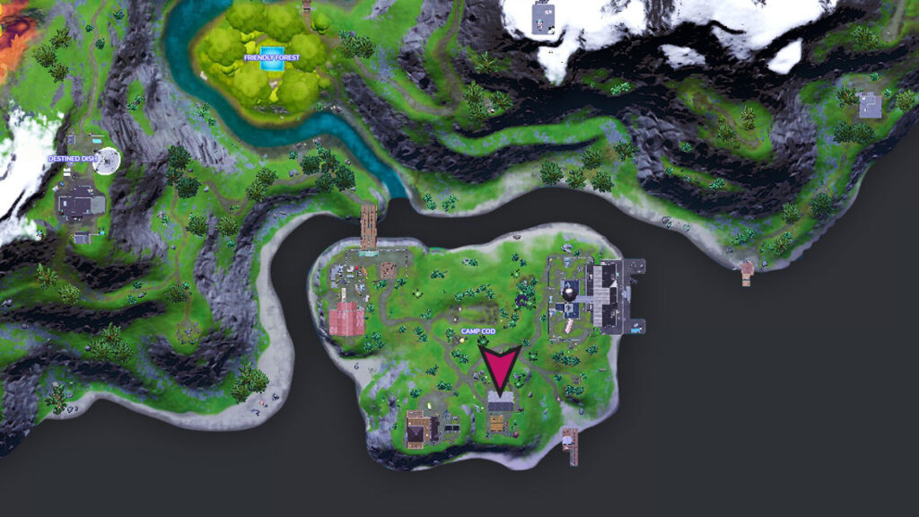 Fortnite Containment Specialist Map 1