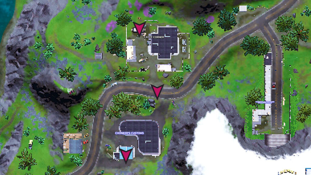 Fortnite Seismograph Locations Map