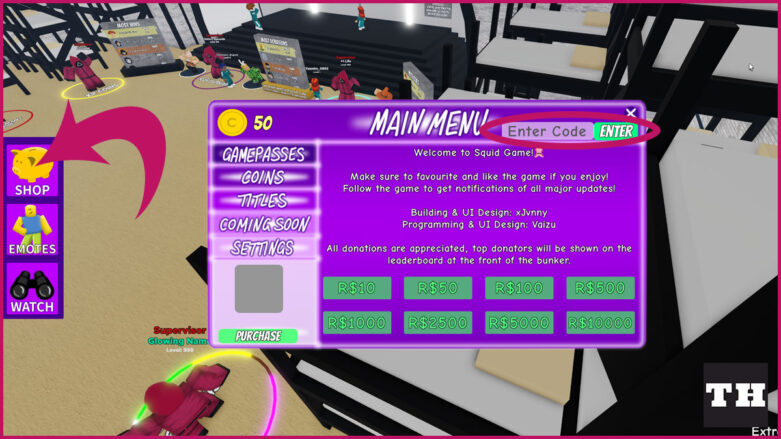 Squid Game Minigames Codes - Try Hard Guides