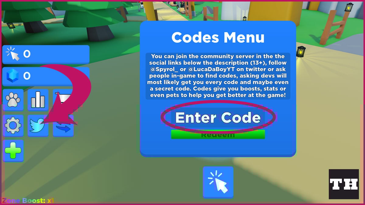 Tapping Zones Codes - Try Hard Guides