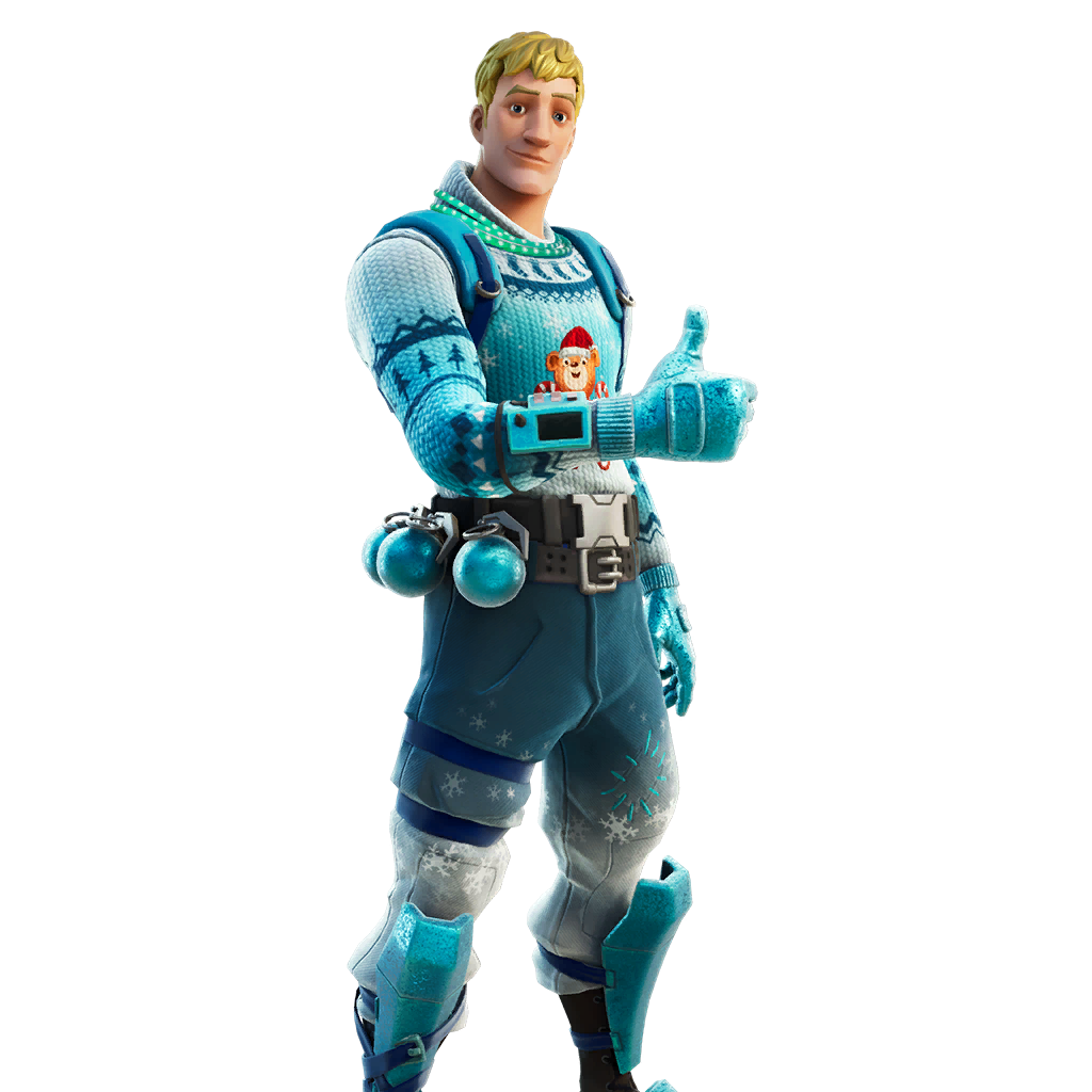 Fortnite Cozy Knit Jonesy Skin of Cosmetic Featured Image