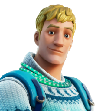 Fortnite Cozy Knit Jonesy Skin of Cosmetic Icon Image