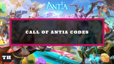 Featured Call Of Antia Codes