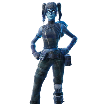 Fortnite Ice Crystal Skin of Cosmetic PNG Image